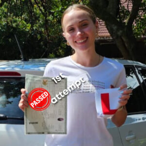 Coskeys Driving School instructor and student